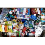 Trade wrappers, a large accumulation (100s in duplication) of sticker & card wrappers, many