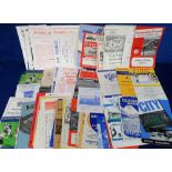 Football programmes, a collection of approx. 100 early 1960's programmes, mostly from Season 60/61