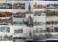 Postcards, London, a collection of approx. 200 cards, mostly of Central London inc. RP's, early