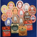 Beer labels, a selection of 18 labels, mostly vertical ovals, Benskin's Watford, (5), Portsmouth &