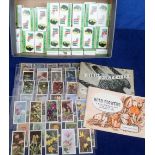 Trade cards, Brooke Bond, two sets each with unused albums, Bird Portraits & Wild Flowers 'A'