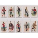 Cigarette cards, USA, ATC, Military Series C (Green Net Back) (set, 27 cards) (gd/vg)