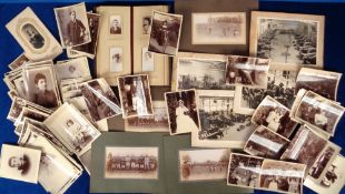 Photographs, 130+ Victorian posed portraits of the staff and family of a grand house (approx. size