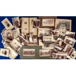 Photographs, 130+ Victorian posed portraits of the staff and family of a grand house (approx. size