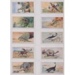Cigarette cards, BAT, Prehistoric Animals (set, 25 cards, printed backs) (gd/vg)