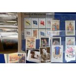 Postcards, Selection of approx. 400 cards inc. Royalty, greetings, cinema, Picturegoer,