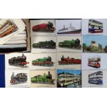 Postcards, a modern selection of approx. 390 cards published by Prescott, Pickup & Co 'Nostalgia