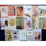 Postcards, Comic, a further selection of 35 prison related comic cards. Artists include Phil May,