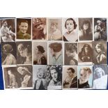 Postcards, a collection of approx. 100 cards of cinema stars inc. 'Kiss Me Kate', 'Seven Brides
