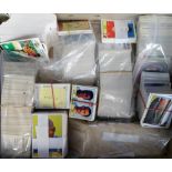 Trade stickers, Football, Panini, accumulation of approx. 4,000 stickers from various series Inc.