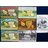 Postcards, Advertising, Bird & Poultry Feed, a collection of 7 Poultry feed advertising cards,