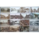 Postcards, a mixed UK topographical selection of approx. 30 cards with RPs of Farnborough village (