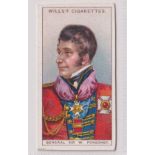 Cigarette card, Wills, Waterloo (Unissued), type card, no 4 (top edge unevenly cut, o/w vg) (1)
