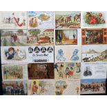 Postcards, Advertising, a collection of approx. 30 UK and foreign product advertising cards, inc.