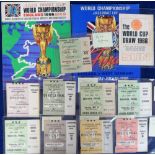 Football programmes & tickets, World Cup 1966, original programmes from the England v West Germany
