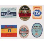 Beer labels, a good mixed selection of 20 labels, various shapes, sizes and brewers, including,