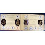 Militaria, 'The Military Army Crest Album' circa 1895 Gale & Polden containing 'Crests, Badges,