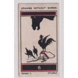 Cigarette card, Roberts & Sons, Stories Without Words, Series I, no 6 (slight back damage, gd) (1)