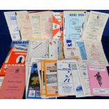 Football programmes, a collection of 300+ Non-League programmes mostly 1960's onwards inc. FAC,