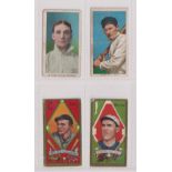 Cigarette cards & trade card, USA, Baseball, four cards, ATC, Baseball Series, T206, Magee Phila.