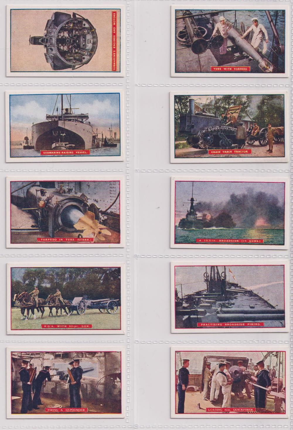 Cigarette cards, Morris, War Pictures (set, 25 cards) (mostly vg) - Image 3 of 8