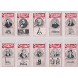 Trade cards, Cadbury's, Copyright (Inventors) Series (set, 24 cards) (no 1 fair, rest gd/vg) (24)