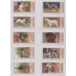 Cigarette cards, Churchman's, Dogs and Fowls (set, 38 cards) (gd/vg)