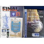 Football programmes, FAC Finals, a complete run of programmes from 1990 - 1999 including replays,