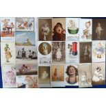 Postcards, Children, a collection of approx. 150 cards of children inc. RP's, Greetings etc also