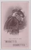 Cigarette card, Muratti, Actresses, Collotype, 'P' size, type card, Miss Florence St. John (small