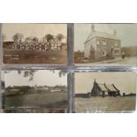 Postcards, Norfolk, collection of 100+ cards in modern album, RP's & printed inc. street scenes,