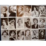 Postcards, Cinema, RP's, Picturegoer cards, Actresses, 34 cards inc. Joan Bennett, Merle Oberon,