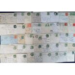 Postcards, Postal History, a collection of approx. 250 cards, with postmarks from Edward VII &