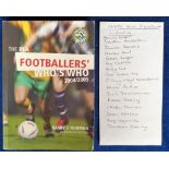 Football autographs, The PFA Footballers' Who's Who Annual 2004/2005, 480 pages of pen pictures &