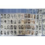 Cigarette cards, Hill's, Film & Entertainment, 6 sets, Famous Film Stars (two sets, English & Arabic