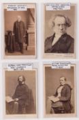 Cartes de Visite, 9 photographs of well known and religious figures to comprise Prime Ministers
