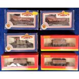 Model Railway, 6 00 gauge wagons to comprise 3 Bachmann (2 33-552 46 ton G.L.W. Hopper Wagons H.E.A.