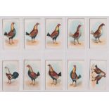 Cigarette cards, British Cigarette Co, China, Cock Fighting (set, 25 cards) (gd)