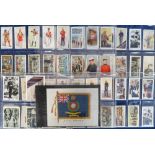 Cigarette & trade cards, The Royal Marines, a collection of 96 cards all relating to the Royal