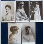 Postcards, Royalty, a selection of 5 RPs of European Royalty inc. 4 portraits of the Czarina