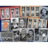 Trade cards & photographs, Football, Topical Times, three sets in original c/m albums, Footballers