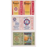 Cigarette packets, 3 flat hulls, each for 10 cigarettes, Newgent, Virginia Cigarettes, Lloyds',