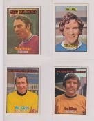 Trade cards, A&BC Gum, Footballers (Orange back, 171-255) (set, 85 cards) (a few with very slight