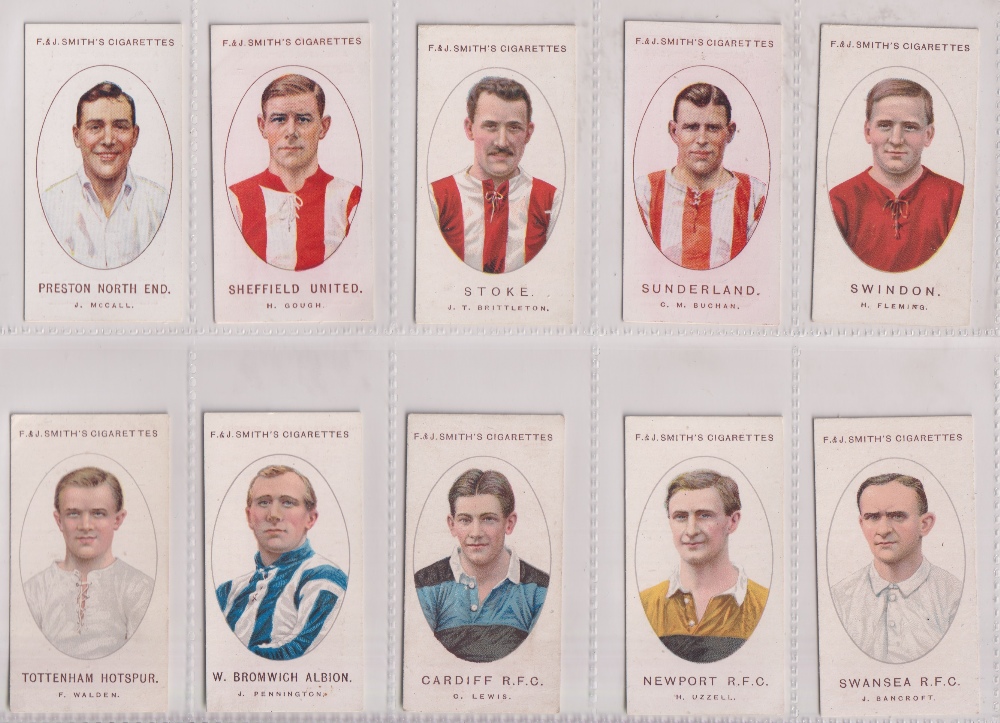 Cigarette cards, Smith's, Football Club Records (Different, 1920) (set, 50 cards) (mostly gd/vg) - Image 9 of 10