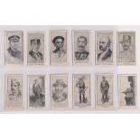 Cigarette cards, Cadle's, Boer War & Boxer Rebellion Sketches (set, 12 cards) (some age toning, some