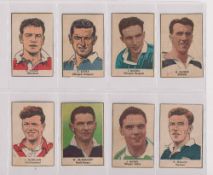 Trade issues, D C Thomson, Footballers, paper issue cut from Rover comic 1954-1956, 85 different
