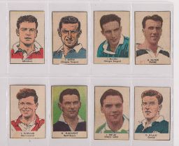 Trade issues, D C Thomson, Footballers, paper issue cut from Rover comic 1954-1956, 85 different