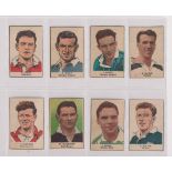 Trade issues, D C Thomson, Footballers, paper issue cut from Rover comic 1954-1956, 85 different