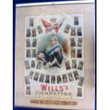Tobacco issue, Wills, Shop Display poster for Queen Victoria's Diamond Jubilee illustrated with