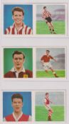 Trade cards, Football, two sets, Chix Footballers (Portrait & Action) (25-48, 24 cards) & Nabisco